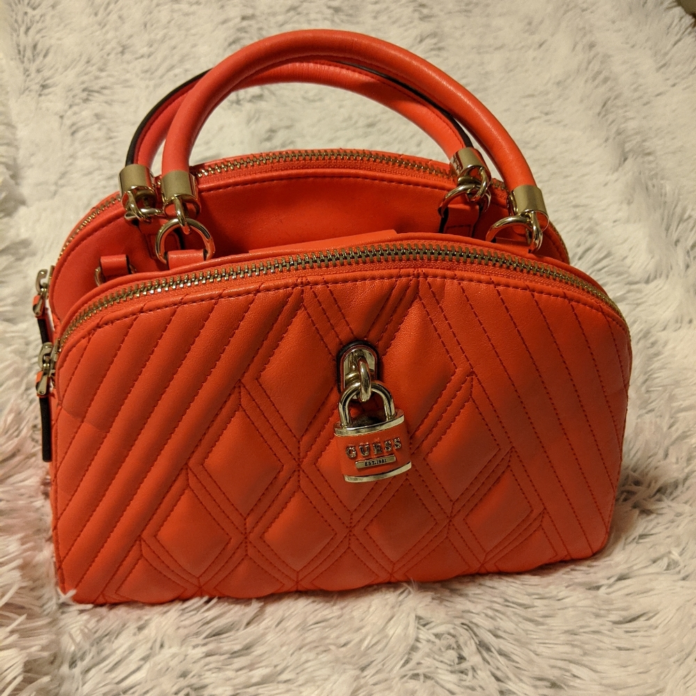Guess Shea Cali dome quilted satchel